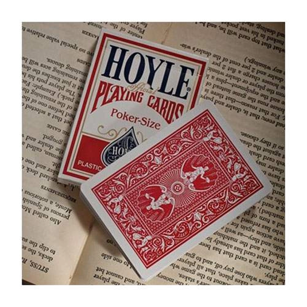 Mazzo di carte Hoyle Standard Playing Cards - Plastic Coated Red