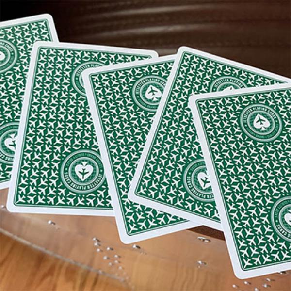 Mazzo di carte Premier Edition in Jetsetter Green by Jetsetter Playing Cards 