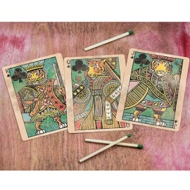 Mazzo di carte Kings Wild Tigers Playing Cards by Jackson Robinson