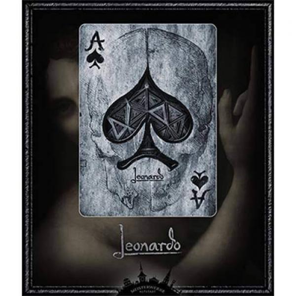 Mazzo di carte Leonardo (Silver Edition) by Legends Playing Card Company
