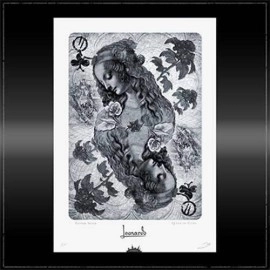 Mazzo di carte Leonardo (Silver Edition) by Legends Playing Card Company