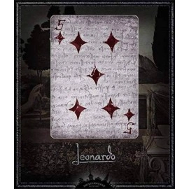 Mazzo di carte Leonardo (Silver Edition) by Legends Playing Card Company