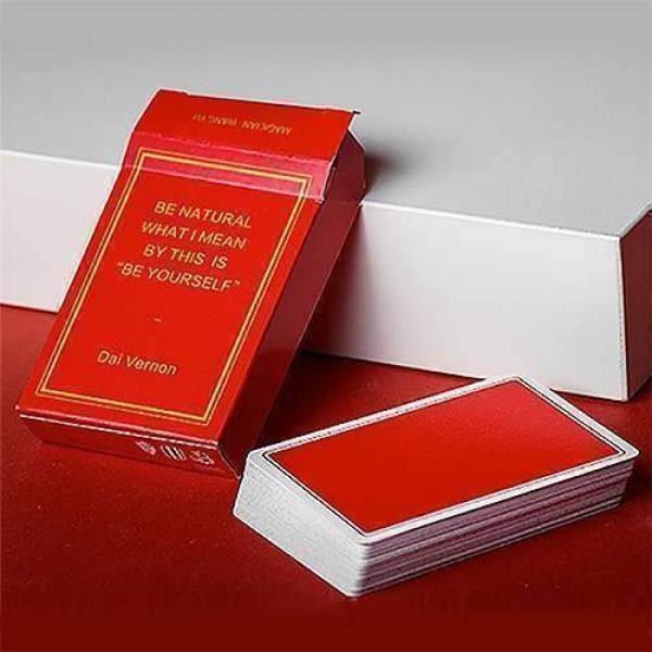 Mazzo di carte Magic Notebook by Bocopo Playing Card Company - Limited Edition Red