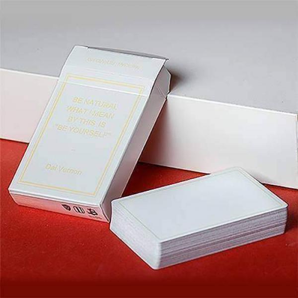 Mazzo di carte Magic Notebook by Bocopo Playing Card Company - Limited Edition White