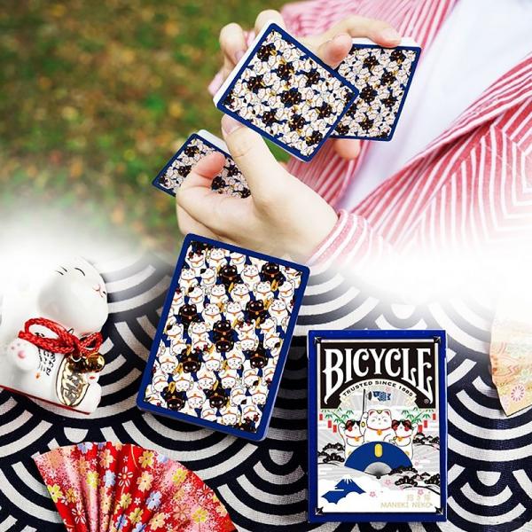 Mazzo di carte Bicycle Maneki Neko (BLUE) Playing Cards by Bocopo