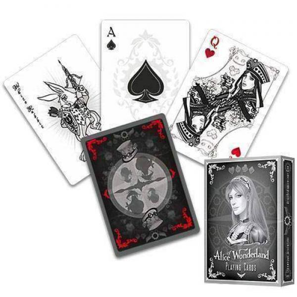 Mazzo di carte Alice of Wonderland deck - Silver