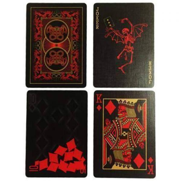 Mazzo di carte Bicycle Brimstone Deck (Red) by Gambler's Warehouse