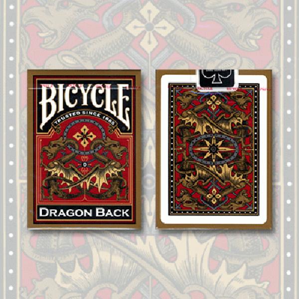Mazzo di carte Bicycle Dragon  - Dorso Gold 