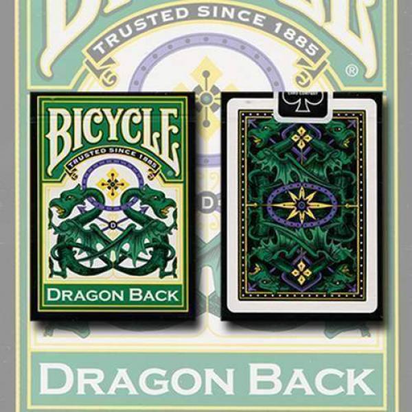 Mazzo di carte Bicycle Dragon Green by Gamblers Warehouse