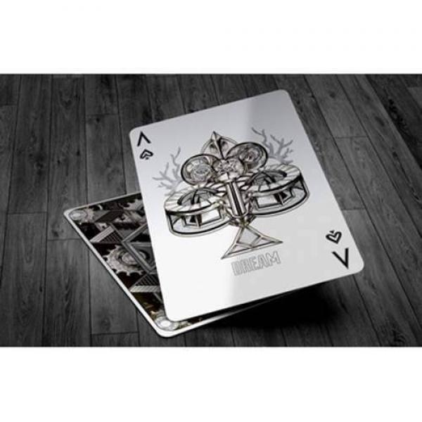 Mazzo di carte Bicycle Dream Playing Cards (Silver Edition) by Card Experiment