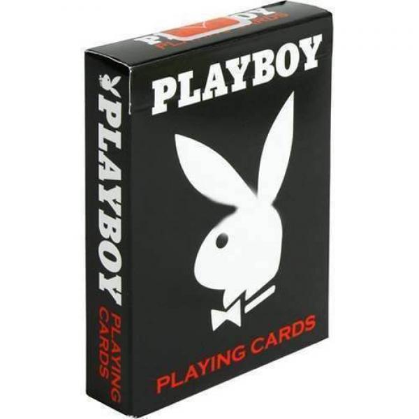Mazzo di carte Bicycle Playboy plastificate - dorso nero