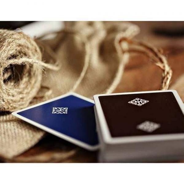 Mazzo di carte Bicycle Rounders Playing Cards by Madison & Ellusionist - Blue