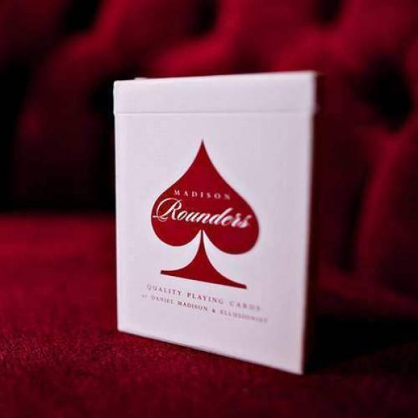 Mazzo di carte Bicycle Rounders playing cards by Madison & Ellusionist - Scarlet - Rarità