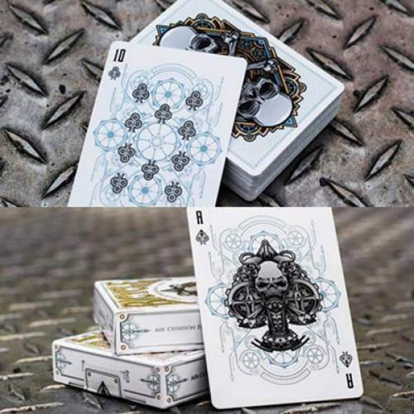Mazzo di carte Bicycle Steampunk Bandits (White) by Gamblers Warehouse