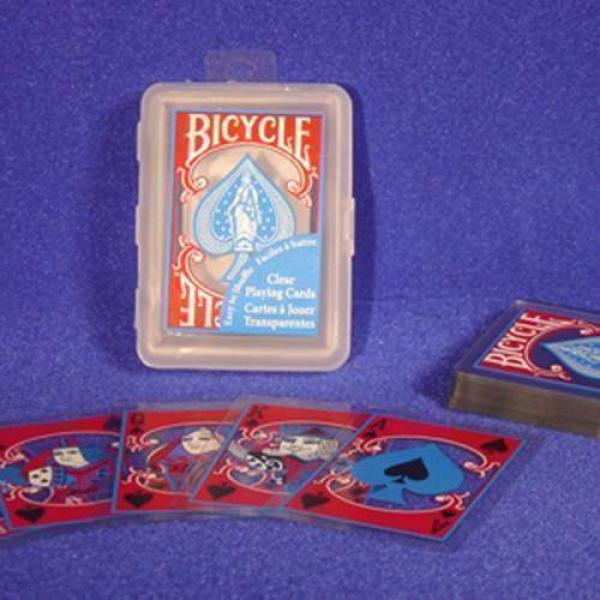 Bicycle Clear Deck - Blue