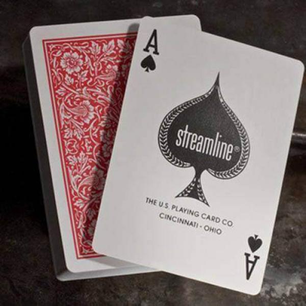 Mazzo di carte Streamline standard - dorso rosso