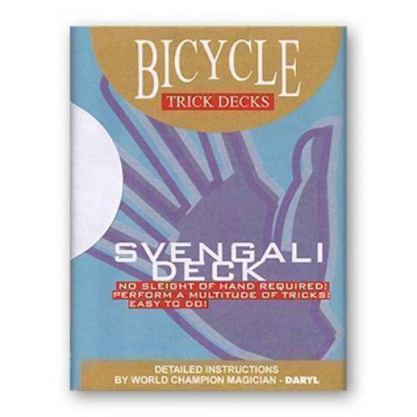 Mazzo di carte Svengali Deck 809 Mandolin Back Bicycle (Blu)