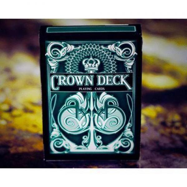 Mazzo di carte The Crown Deck (Green) from The Blu...