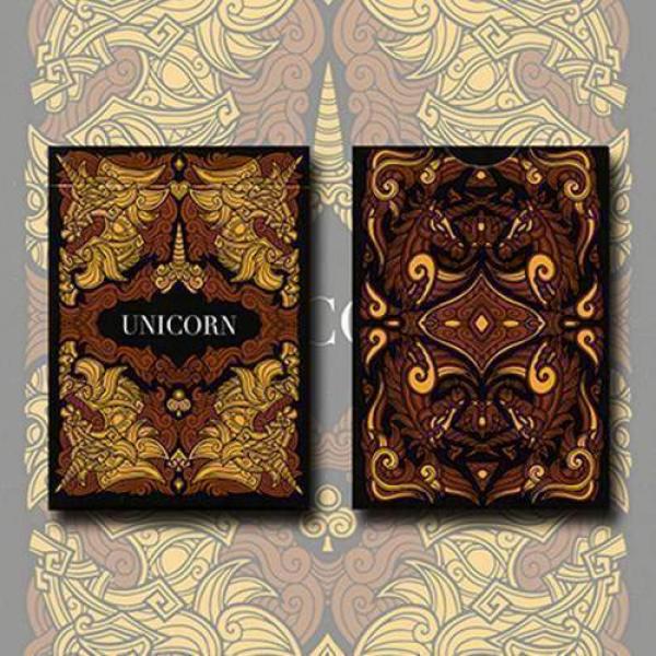 Mazzo di carte Unicorn Playing cards (Copper) by Aloy Design Studio USPCC