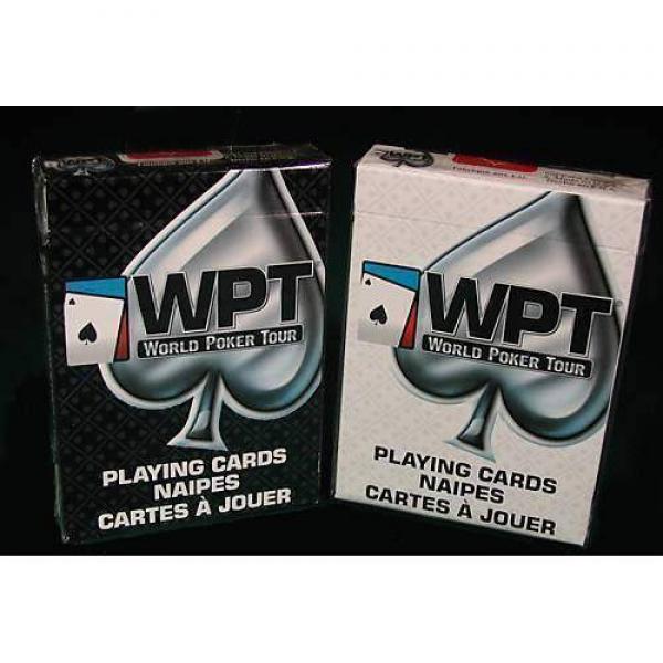 Mazzo di carte WPT World Poker Tour Qualità Triplex - dorso bianco