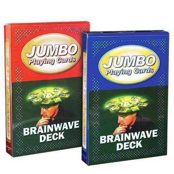 Mazzo di carte jumbo - Brainwave - dorso Rosso