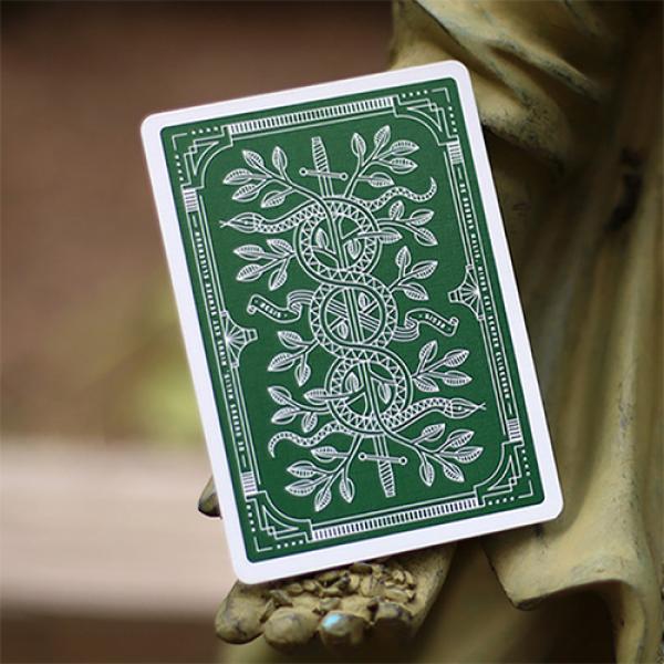 Mazzo di carte Monarchs (Green) by Theory11