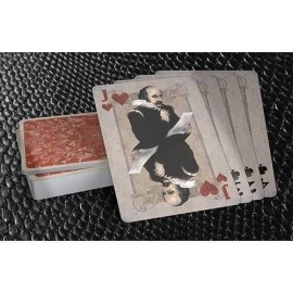 Mazzo di carte Montague vs Capulet Playing Card - Romeo and Juliet by LUX Playing Cards - Box marrone