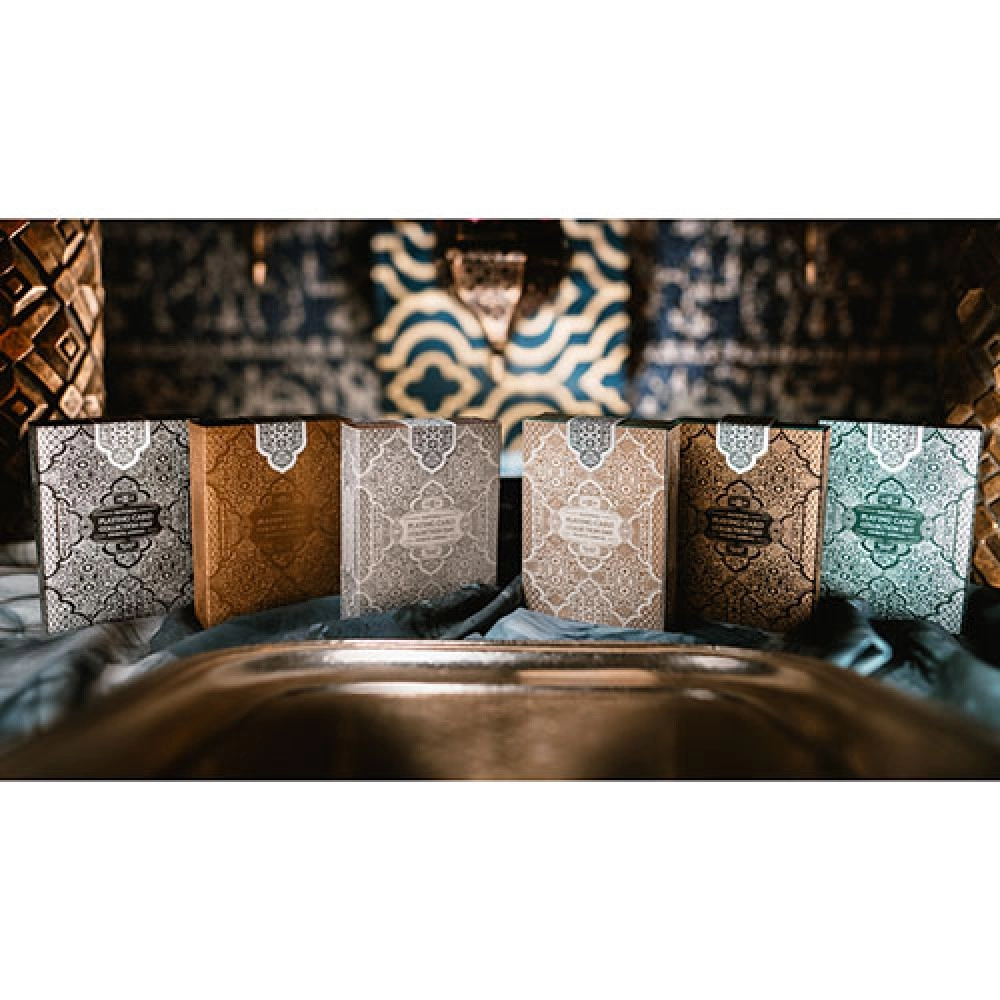 Mazzo di carte Limited Edition 2019 National Playing Card Deck Zellij Tile (Spade Gate) LAGOON/WHITE by Seasons Playing Card