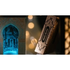 Mazzo di carte Limited Edition 2019 National Playing Card Deck Zellij Tile (Spade Room) LAGOON/BLACK by Seasons Playing Card