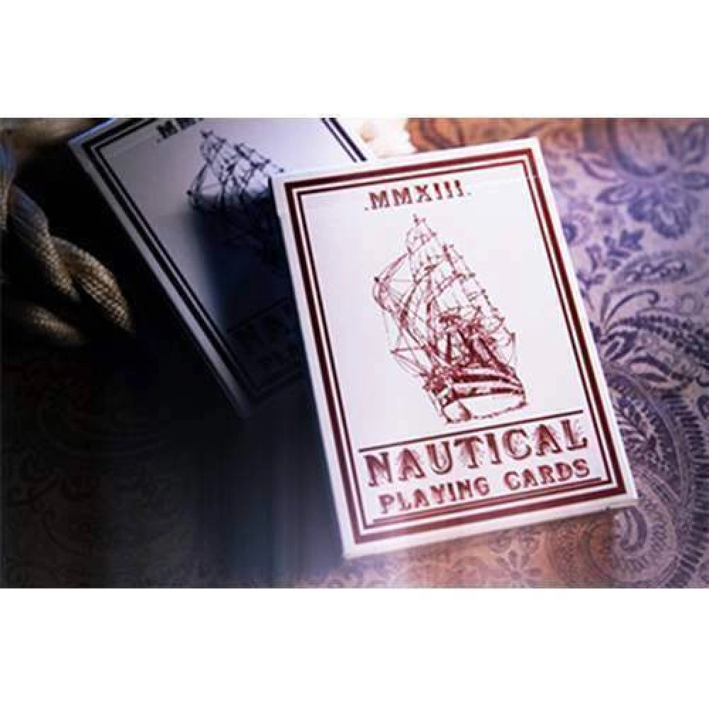Mazzo di carte Nautical (Red) by House of Playing Cards