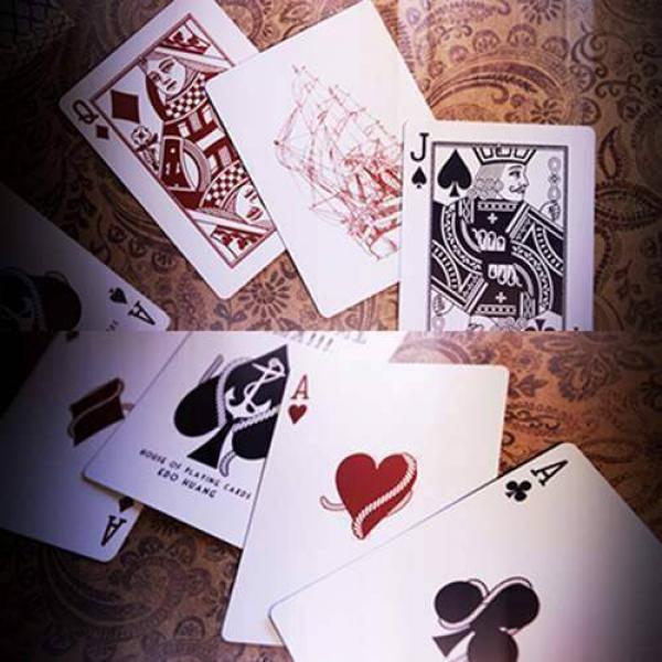 Mazzo di carte Nautical Playing Cards (Red) by House of Playing Cards