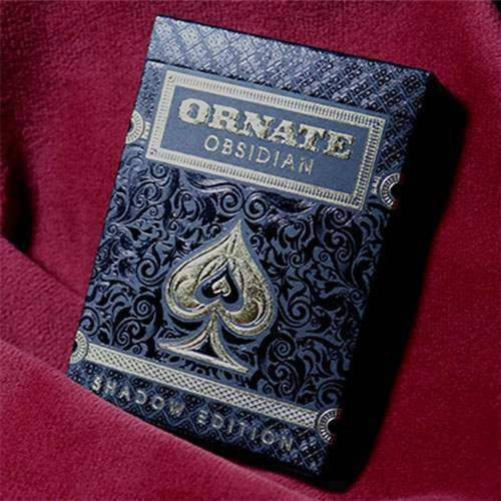 Mazzo di carte ORNATE Obsidian Shadow 