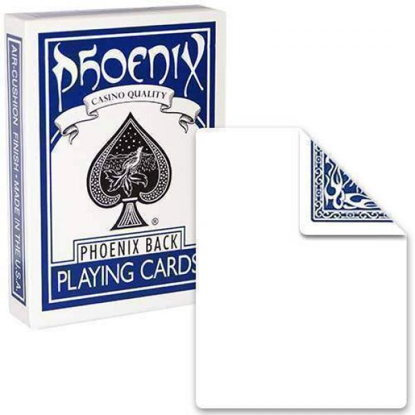 Mazzo di carte Phoenix Gaff Cards - Faccia Bianca e Dorso Blu