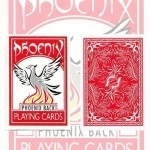 Mazzo di Carte Large Index Phoenix Double Decker a faccia bianca (due mazzi rossi)