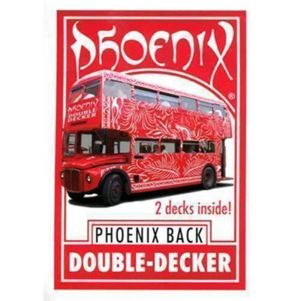 Mazzo di Carte Phoenix Double Decker (due mazzi Rossi) - formato poker