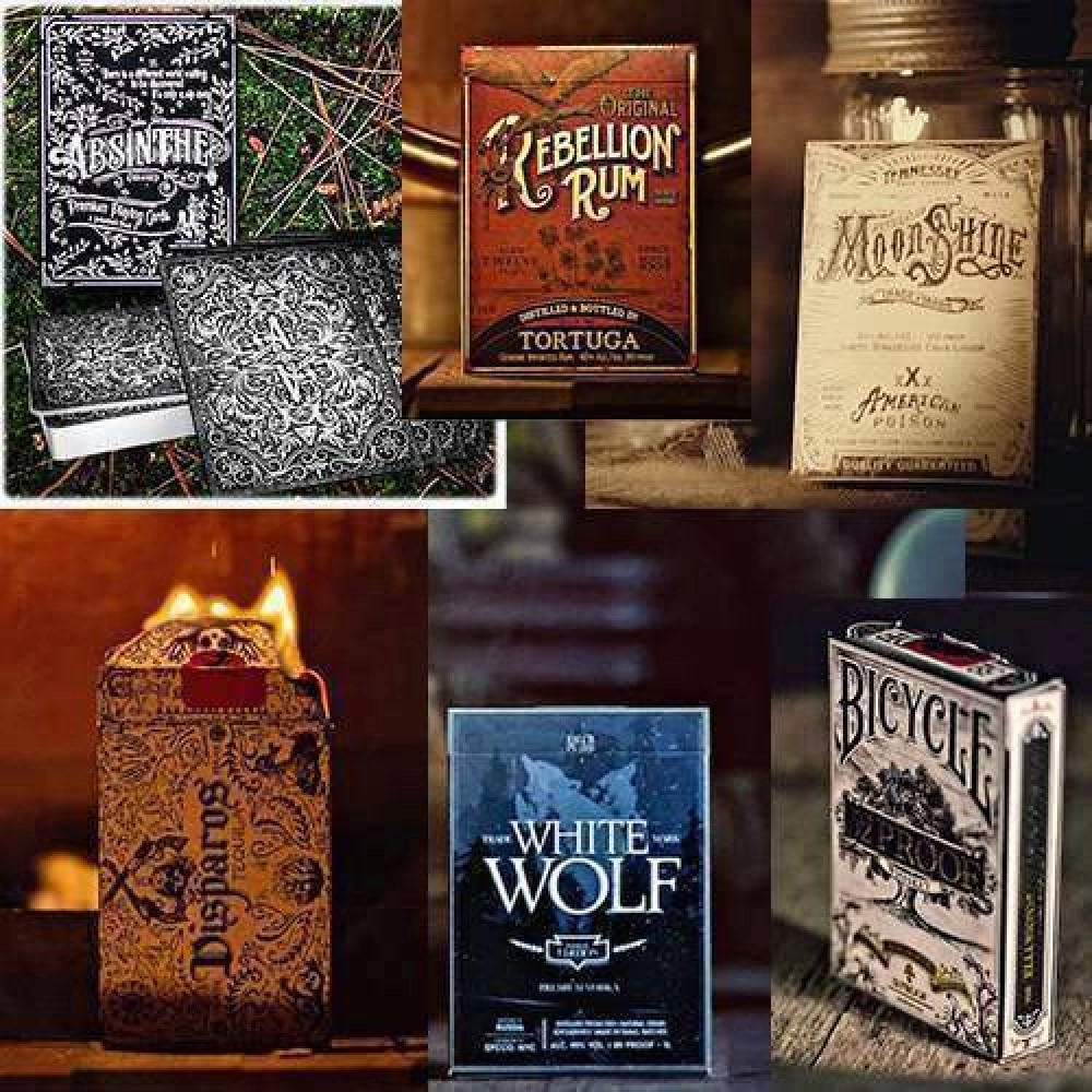 Prohibition - Set Completo di 6 mazzi - 6 Decks (senza box in legno) by Ellusionist 