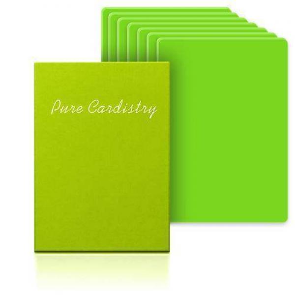 Pure Cardistry Training Playing Cards (7 Packets) - Green