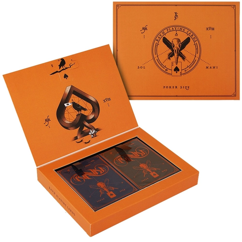 Mazzi di carte Ravn Dual Case (Sol & Mani) Playing Cards