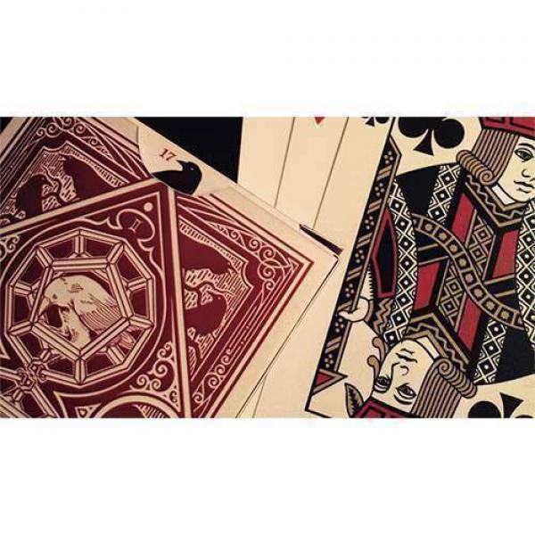 Mazzo di carte Ravn Playing Cards (Rosso) Designed by Stockholm17 