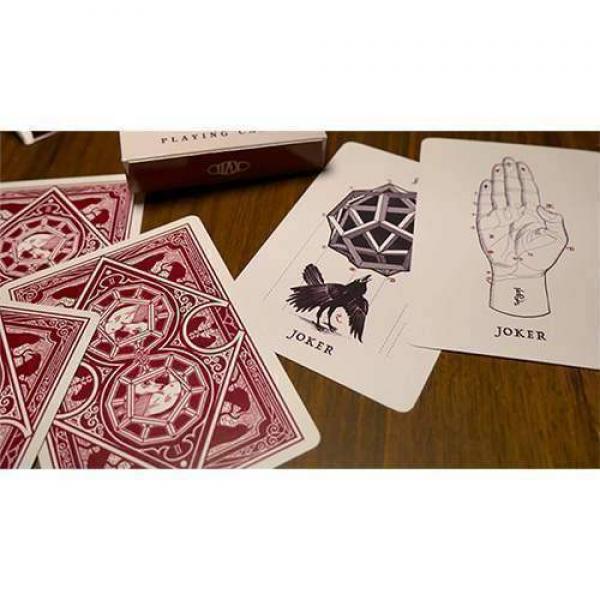Mazzo di carte Ravn Playing Cards (Rosso) Designed by Stockholm17 