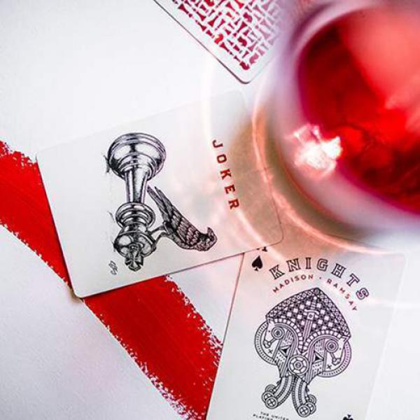Mazzo di Carte Red Knights Playing Cards