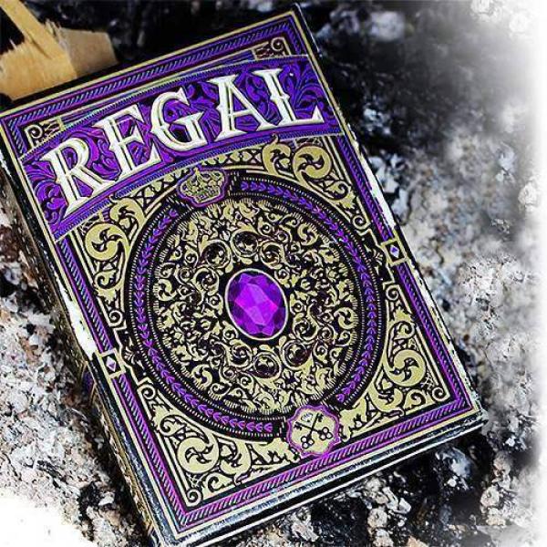Mazzo di carte Regal by Gamblers Warehouse - Purpl...