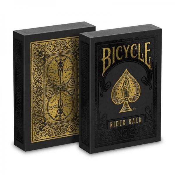 Mazzo di carte Bicycle - Black and Gold Rider Back Playing Cards