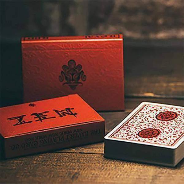 Mazzo di carte Royal Zen Playing Cards (Red) by Ex...