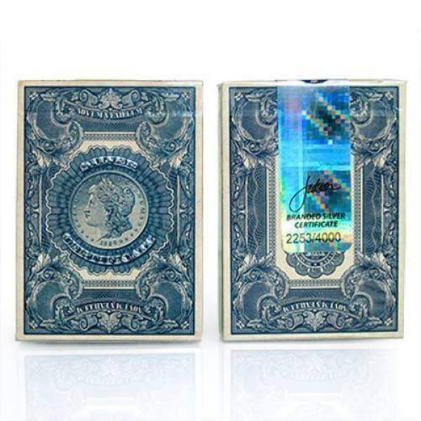 Mazzo di carte Silver Certificate Unbranded Deck by Gambler's Warehouse 