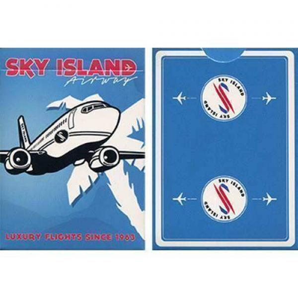 Mazzo di carte Sky Island Deck (Blue) by The Blue Crown