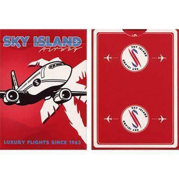 Mazzo di carte Sky Island Deck (Red) by The Blue Crown