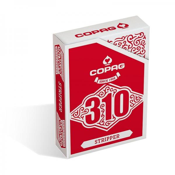 Mazzo di carte Copag 310 Slim Line - Stripper - Red