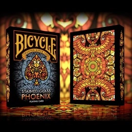 Mazzo di carte Bicycle - Stained Glass Phoenix Playing Cards