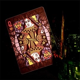 Mazzo di carte Bicycle - Stained Glass Phoenix Playing Cards